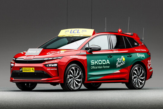 Skoda Enya Tour de France hero mobiel