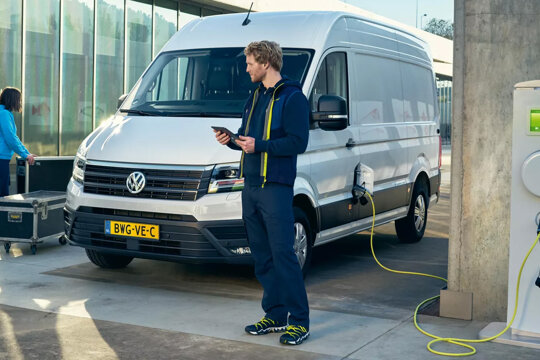 Volkswagen e-Crafter SEBA hero mobiel