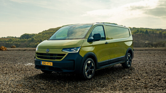 Volkswagen Transporter onthuld hero mobiel