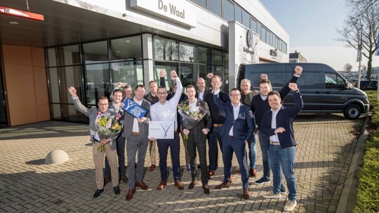Winnaars Sales Dealer van het jaar